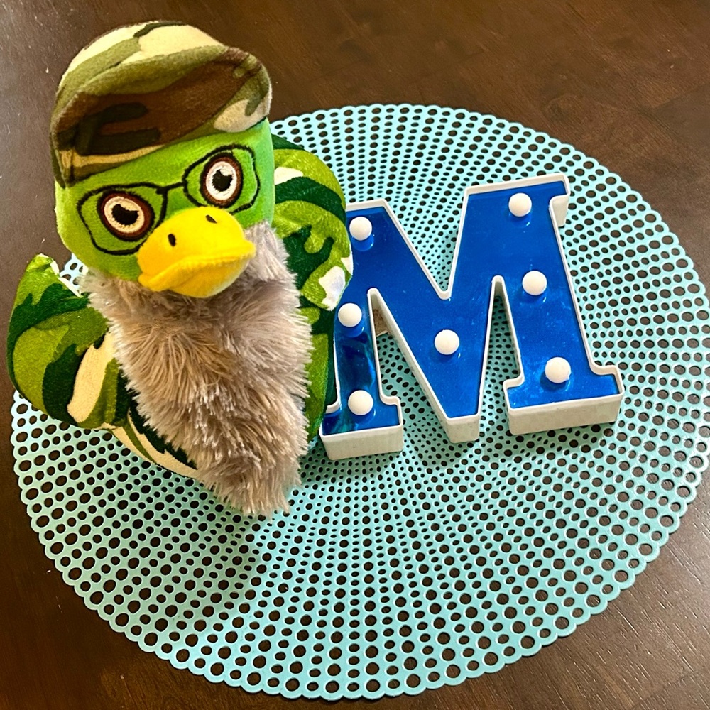 Duck Dynasty Plush Stuffed Toy Green Camouflage Uncle Si Robertson w/ Beard